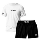 TXC COUNTRY Kit Camiseta e Short 100% Algodão Premium