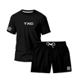 TXC COUNTRY Kit Camiseta e Short 100% Algodão Premium