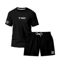 TXC COUNTRY Kit Camiseta e Short 100% Algodão Premium
