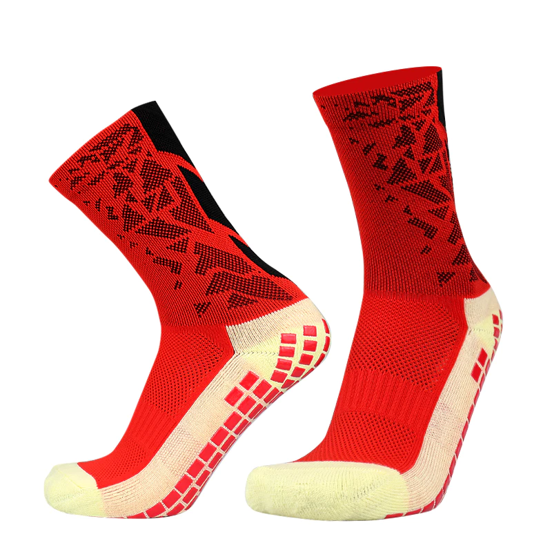 Meias de Futebol Antiderrapantes Profissionais: Meias de Esporte de Silicone Respirável